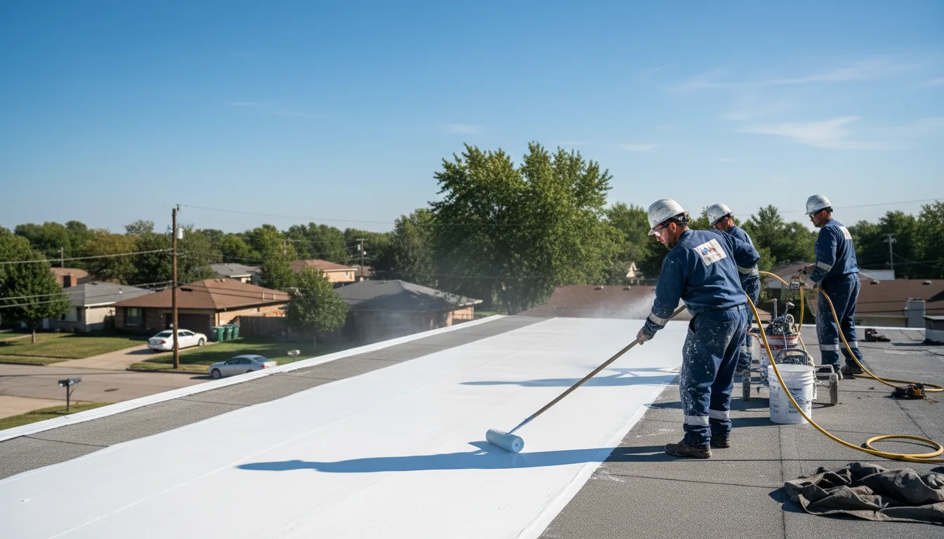 Commercial roof coating in Syracuse, KS near me